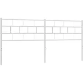 Super Merchant Vervangend hoofdbord 180 cm metaal wit