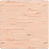 vidaXL Tafelblad vierkant 90x90x1,5 cm massief beukenhout