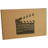 Out of the blue Filmklapper Wekker - 22x22 cm - Hollywood Design