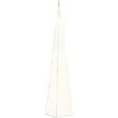 vidaXL Kerstverlichtingskegel met 30 warmwitte LED's 60 cm acryl