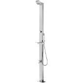 vidaXL Buitendouche 220 cm roestvrij staal