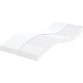 vidaXL Schuimmatrassen 2 st 7 zones hardheid 20 ILD 90x190 cm wit
