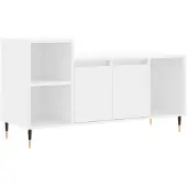vidaXL Tv-meubel 100x35x55 cm bewerkt hout wit