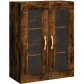 vidaXL Bovenkast 69,5x34x90 cm gerookt eikenkleurig