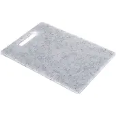 Gerimport Snijplank voor keuken/voedsel - lichtgrijs - Kunststof - 20 x 30 cm - Snijplanken