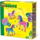 SES Creative - Green Beedz - Unicorn - Strijkkralen - 1800 Stuks - Gerecycled Materiaal - Duurzaam - Vanaf 5 Jaar