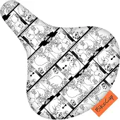 Bikecap Zadelhoes Moomin Comic | Fietszadelhoes - Fietszadeldek - Stof en waterafstotend