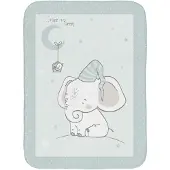 Kikkaboo Elephant Time Super Soft Baby Blanket 80/110 Cm Transparant Kinderen