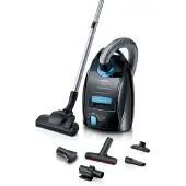 Siemens VSQ5X500 stofzuiger met zak, Q5.0 extreme stilte, zwart, kleur: zwart