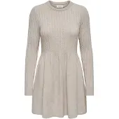 ONLY Gebreide jurk 'ONLFia' beige gemêleerd