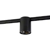 QAZQA Moderne 1-fase railspot zwart - Iconic Rondoo Up