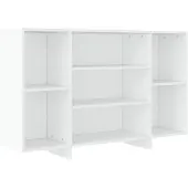 vidaXL Dressoir 120x30x75 cm bewerkt hout wit
