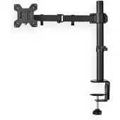 Nedis Monitorbeugel voor Bureaus | 1 Scherm(en) | 15 - 32 " | 75x75 / 100x100 | Draai- en Kantelbaar - MMSIS110BK