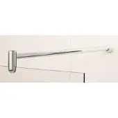 Novellini Lunes H muursteun 150cm chroom r80luh15-k