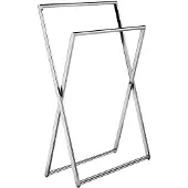 Smedbo Outline Handdoekhouder Vrijstaand FK309 - Messing - Accessoires, Handdoekhouders, Handdoekstangen - 7391447075977