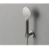 Hotbath Cobber M444 handdoucheset met ronde handdouche aan houder chroom