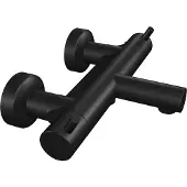 Xenz Duero bad thermostaatkraan ebony mat zwart