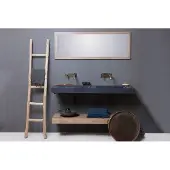 Forzalaqua Bellezza wastafel 160x50cm zonder kraangat graniet