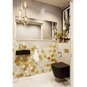 Mondiaz Fontein Tyne 40 cm Solid Surface Positie Rechts 1 Kraangat Urban