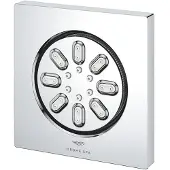 GROHE Rainshower Zijdouche - 2 straalsoorten - 8.9x8.9cm - vierkant - chroom 26802000