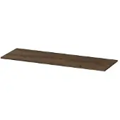 Ink Topdeck 45 Topblad T.b.v. Onderkast - 140x45x1,6cm - Fineer - Fineer Chocolate - Badkamermeubels, Wastafelbladen - 8718835089160