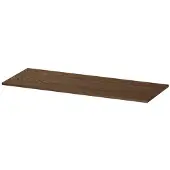 Ink Topdeck 45 Topblad T.b.v. Onderkast - 120x45x1,6cm - Massief Eiken - Fineer Chocolate - Badkamermeubels, Wastafelbladen - 8718835103316