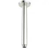 Crosswater MPRO Pro plafondarm - 20cm rond - voor plafondmontage - geborsteld RVS FH620V