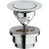 Raminex Up&Down Afvoerplug H6.5cm Messing Chroom UD22551