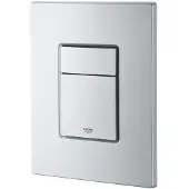 GROHE Skate Cosmopolitan bedieningsplaat antivingerafdruk 2-knops frontbed. Titanium