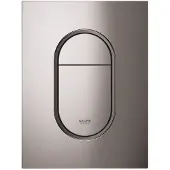 GROHE Arena Cosmopolitan S Bedieningspaneel Toilet - Verticaal - Dual Flush - Hard graphite (glanzend antraciet) - Slank formaat