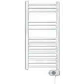 OEM Aura E elektrische handdoekradiator 90.6x50cm 500watt 230 volt | 50 Hz Staal Wit glans pbez-090-50-mq