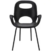 Umbra Oh designerstoel 62x61x86cm voor binnen en buiten weerbestendig polyester zwart mat 320150-038