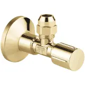 GROHE hoekstopkraan knel 1/2x3/8 m. metalen greep cool sunrise