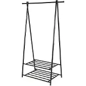 Bobbel Home - Kledingrek met Schoenenrek in Metaal - Zwart