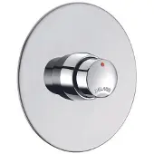 Delabie Temposoft 2 zelfsluitende douchemengkraan voor inbouw soepele bediening zelfsluitend na 30 sec lichaam in massief messing 749428