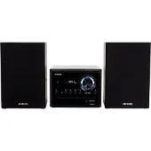 Aiwa MSBTU-300, Mini-audiosysteem voor thuisgebruik, zwart, 1 schijf, voorkant, 20 watt, 2-weg