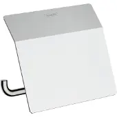 Hansgrohe AddStoris wc-rolhouder met klep chroom