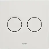 Wisa Luga luga bedieningsplaat dualflush Wit