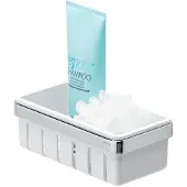 Geesa Frame Douchemand 21cm Wit / Chroom 918801-02