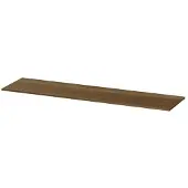Ink Topdeck 45 Topblad T.b.v. Onderkast - 180x45x1,6cm - Massief Eiken - Fineer Ash Grey - Badkamermeubels, Wastafelbladen - 8718835103392