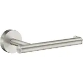 Smedbo Home Toiletrolhouder Recht Zonder Klep - Geborsteld Nikkel - Messing - Accessoires, Toilet accessoires, Toiletrolhouders - 7391447093742