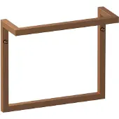 Brauer Handdoekbeugel model B 35cm koper geborsteld