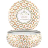 Voluspa Maison Blanc Italian Bellini 3 Wick Tin Candle Geurkaars - 340gr