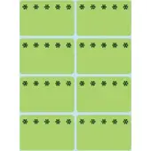 Herma Diepvries etiketten 26x40 mm groen Ijskristal 48 st. - 10 stuks