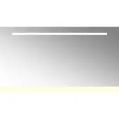 Plieger spiegel 120x60cm met geïntegreerde LED verlichting horizontaal + verwarming en indirecte verlichting onderzijde