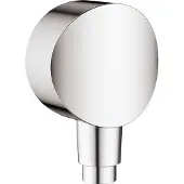 Hansgrohe wandfitting, FixFit S, G1/2, 41mm, met terugstroombeveiliging, chroom, 1 stuk.