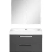 Differnz Somero badmeubelset 60cm/spiegelkast antraciet