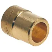 Bonfix Messing inschuif verloopsok 54x42mm Gastec Kiwa 85090