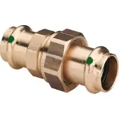Viega Sanitair installatiemateriaal, Fitting Sanpress 2260 15mm, RG o Siliziumbr., platd., SC-Con.
