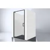 Best design Nisdeur Baron 100x200 cm Nano Glas 8 mm Mat Zwart